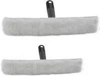 Novaliv Fensterwischer 25 cm + 45 cm Einwascher aus Vlies Einsch&auml;umer zum