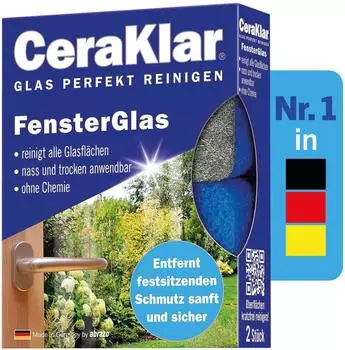 abrazo Glasschwamm 2 St&uuml;ck - CeraKlar