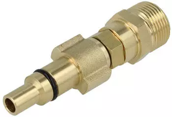 vhbw Bajonett-Adapter auf M22-Gewinde mit Schnellkupplung (182780605-14)