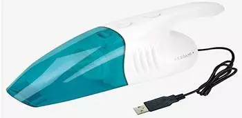 Legami Net'N Clean Mini-USB-Staubsauger, blau (MVC0001)