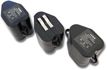 vhbw 3x Ni-MH Akku 2000mAh (6V) f&uuml;r Saugroboter K&auml;rcher RoboCleaner RC 4.000, RC3000, RC4000 wie 2.891-029.0.