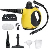 Clatronic DR 3653 Tragbarer Dampfreiniger 0.25l 1050W Schwarz - Gelb (263785)