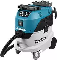 Makita Nass-Trockensauger VC4210M, t&uuml;rkis, 42 Liter, 1200 Watt, mit Steckdose,