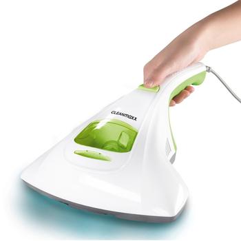 CLEANmaxx Milben-Handstaubsauger mit UV-C-Licht weiß/limegreen 300 Watt