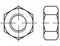 TOOLCRAFT TO-5416497 Sechskantmuttern M30 ISO 4032 Stahl galvanisch verzinkt 25St.