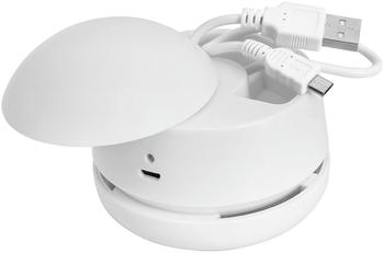 Wedo Mini-Tischstaubsauger inklusive USB-Ladekabel, W2D2 der wiederaufladbare Tischstaubsauger zum Entfernen von Kr&uuml;meln und Staub
