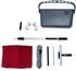 FenWi Profi-Glasreinigungsset mit Kombi-Fensterabzieher + Einwascher Teleskopstab und Eimer