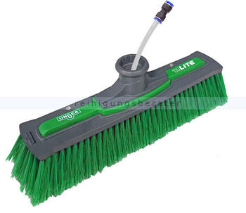 Unger NFF28 Power Bürste nLITE gesplissene Borsten 28 cm inkl. Schlauch mit Schnellanschluss, integrierter Düsenblock
