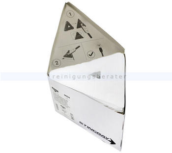 Unger SRPD4 Stingray QuikPads 100er Packung Fensterpad hygienisch sauber im handumdrehen, ganz ohne waschen