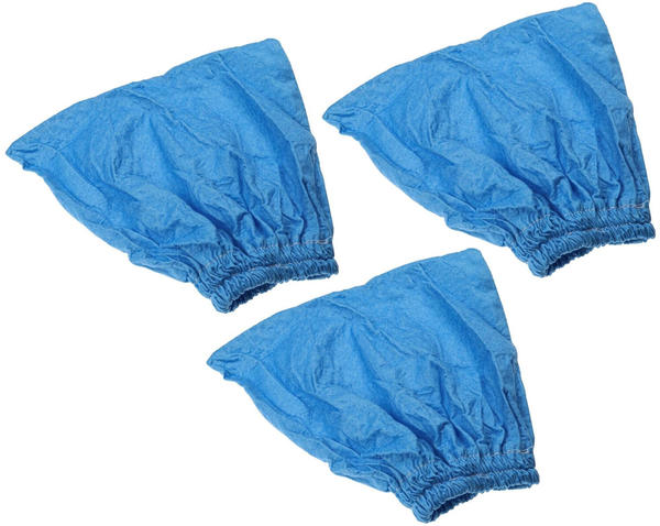 vhbw 3x Textilfilter Ersatz für Lidl / Parkside 30250135PS für Staubsauger, Nass-/Trockensauger - Stoffbeutel, Abwaschbar, Blau