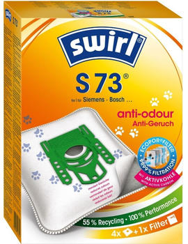 Swirl Staubbeutel S 73 Anti-Odour VE4 227655 Anti-Odour (EcoPor)