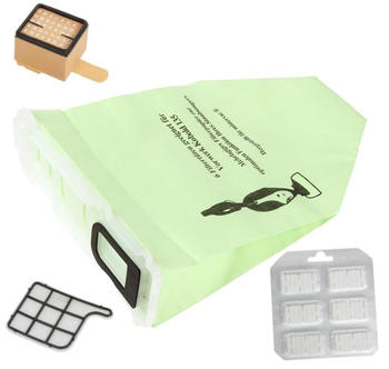 JaTop 6 Staubsaugerbeutel Papier, Duft Hepafilter Motorfilter geeignet für Kobold 135,136