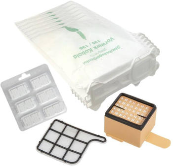 JaTop 6 Staubsaugerbeutel Vlies, Duft Hepafilter Motorfilter geeignet für Kobold 135,136