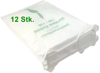 JaTop 12 Staubsaugerbeutel Vlies geeignet für Vorwerk Kobold 135,136