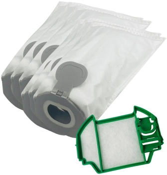 JaTop 6 Staubsaugerbeutel Vlies geeignet für Vorwerk Kobold VK7 inkl. Motorfilter