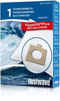 Dustwave 1 Staubsaugerbeutel für AEG Smart 485 - hocheffizient mit Hygieneverschluss -