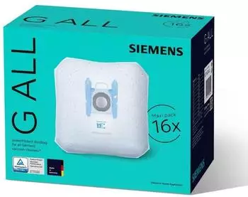 Siemens VZ16GALL 16 Staubsaugerbeutel SuperTEX TYP G GALL ersetzt VZ123GALL
