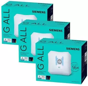 Siemens VZ16GALL 48 Staubsaugerbeutel SuperTEX TYP G GALL ersetzt VZ123GALL