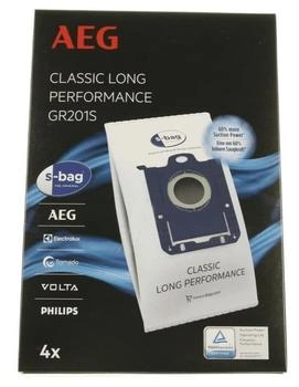AEG Staubsauger Beutel - Gr201S - Classic Long Performance - 4St - 9001684746