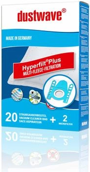 Dustwave 20 Staubsaugerbeutel + 2 Filter passend für Siemens VS 06G2410 Synchropower Power Edition 2400 W, VS 06 G2410 von dustwave -