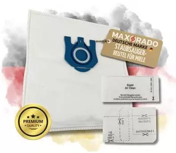 Maxorado 20 Staubsaugerbeutel f&uuml;r Miele GN Serie S2 S4 S5 S6 S8 S8340 S8360 Complete C2 / C3, Classic C1 + Filter Set Staubbeutel Filtert&uuml;ten