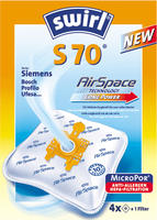 S70 Airspace Staubsaugerbeutel 4 St. - Swirl