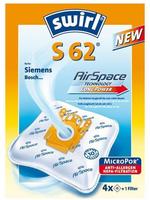 S62 Airspace Staubsaugerbeutel 4 St. - Swirl