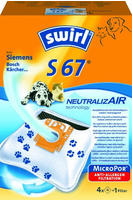 Swirl S 67 NeutralizAir Zylinder-Vakuum Staubbeutel