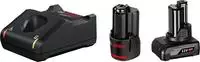 Bosch Professional 1600A01NC9, Bosch Professional Bosch Akku-Starter-Set 12V 1x 2,0