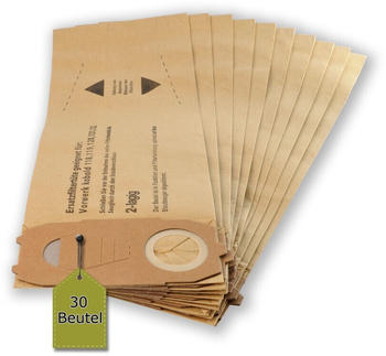 McFilter 30 Staubsaugerbeutel ähnlich FP118-122, Staubbeutel, Filtertüten passend für Vorwerk Kobold VK 118, 119, 120, 121, 122