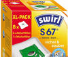 Swirl Staubsaugerbeutel »Swirl® S 67 EcoPor® XL Vorteilspack«, (Packung, 11 St.)