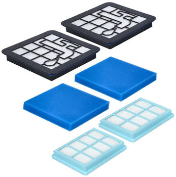 McFilter 2x Filterset geeignet für Philips FC8010/01, FC8010/02, FC9331/09, FC9332/09, PowerPro Compact