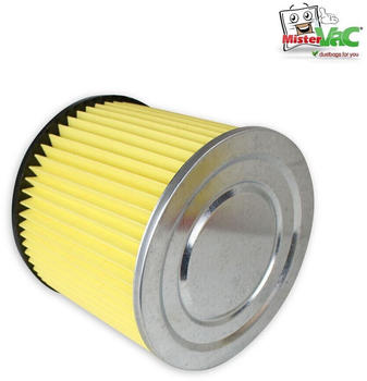Mister Vac Lamellenfilter Ersatzfilter kompatibel mit Parkside PWS20 C2 Waschsauger,377366 2110