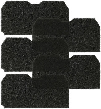 vhbw 5x Schwammfilter kompatibel mit Blomberg TKF 1350, TKF 1340, TKF 7449 A, TKF 7350 S, TKF 1350/2, TKF 1350/02, TKF 1350 S