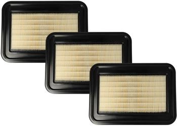 vhbw Set 3x Flachfaltenfilter kompatibel mit Nilfisk Attix 33, 44 M-H, 33 M-H, 44 Filterelement