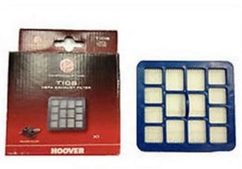 Hoover T108 Abluftfilter für Staubsauger, Abluftfilter, extra stark filternd, Originalersatzteil, Pure EPA, kompatibel mit Bodenstaubsauger Thelios Plus