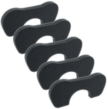 vhbw 5x Staubsaugerfilter kompatibel mit Bosch VSZ1V1128/05, VSZ2V2128/04, VSZ2V3128/04, VSZ1V1128/04 Staubsauger Schaumstofffilter Schwarz