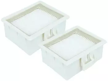 vhbw 2x Staubsaugerfilter kompatibel mit Bosch BSGL4, BSGL32XLAU/03, BSGL32530/03, BSGL32540/03, BSGL32510/03 Staubsauger hepa Abluft-Filter Weiß