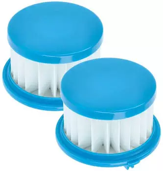 vhbw 2x Staubsaugerfilter Ersatz für Ryobi A32f02 für Staubsauger HEPA-Filter Blau Weiß