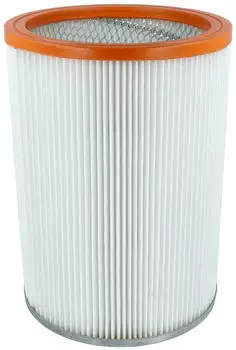 vhbw Faltenfilter Ersatz Für Nilfisk R 637/1 Für Staubsauger Patronenfilter Orange Weiß