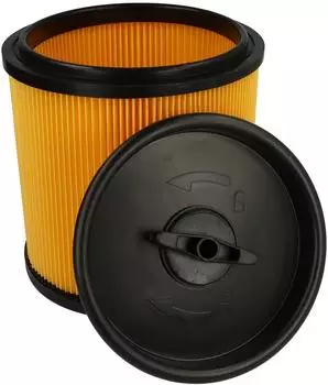 vhbw Faltenfilter / Patronenfilter für Caramba Auto 9.0, 7.0, 5.0, schwarz-gelb (161963335-9)