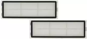 vhbw 2x HEPA-Filter mit Rahmen für Dreame L10 Pro, Z10 Pro, W10, W10 Pro, 15x5x1,4cm (178928753-5)