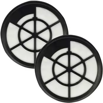vhbw Staubsauger-Abluftfilter-Set 2x, schwarz/wei&szlig; (175857844-7)