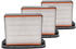 vhbw 3x Staubsaugerfilter passend für Hamach HMV 6-L Ea PA