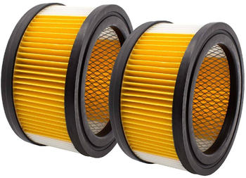 vhbw 2x Patronen-Filter passend für Staubsauger Saugroboter Mehrzwecksauger Kärcher WD 5.300M, WD