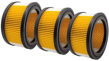 vhbw 3x Patronen-Filter für Staubsauger Saugroboter Mehrzwecksauger wie Kärcher 6.414-960.0 Vhbw