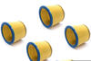 vhbw 5x Rundfilter / Lamellenfilter passend für Staubsauger Rowenta Collecto RU 600, RU 601, RU 605, RU 630, RU 635 Vhbw