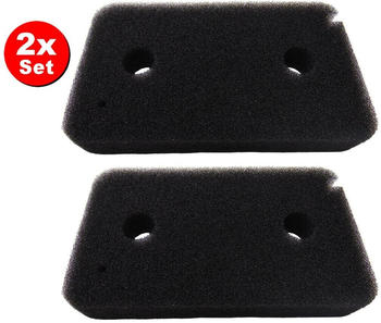 TradeShop 2x Schaumstofffilter / Schwammfilter / Schaumfilter für Miele EcoCare T7952WP EcoComfort T7950WP T8001WP T8855WP T8866WP T8867WP T8929WP T8939WP