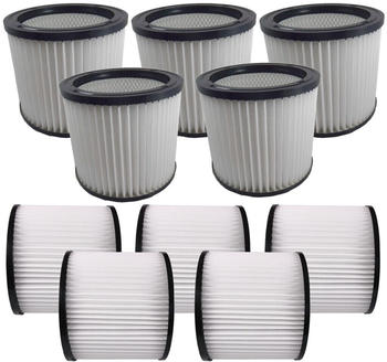 TradeShop 5x Lamellenfilter Dauerfilter Ersatz für Aqua Vac 7405 7407P 7408P 7409 7409P 7413 7413B 7413B/P 7423 760 8103B 8202B 8203 8203B 8203P 8204 8204B