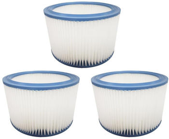 TradeShop 3x Patronen-Filter / Ersatzfilter / Dauerfilter / Luftfilter für Nilfisk Multi 20 30 20 Inox 20 T 20 T Inox 30 Inox 30 T 30 T Inox 30 T VSC Inox